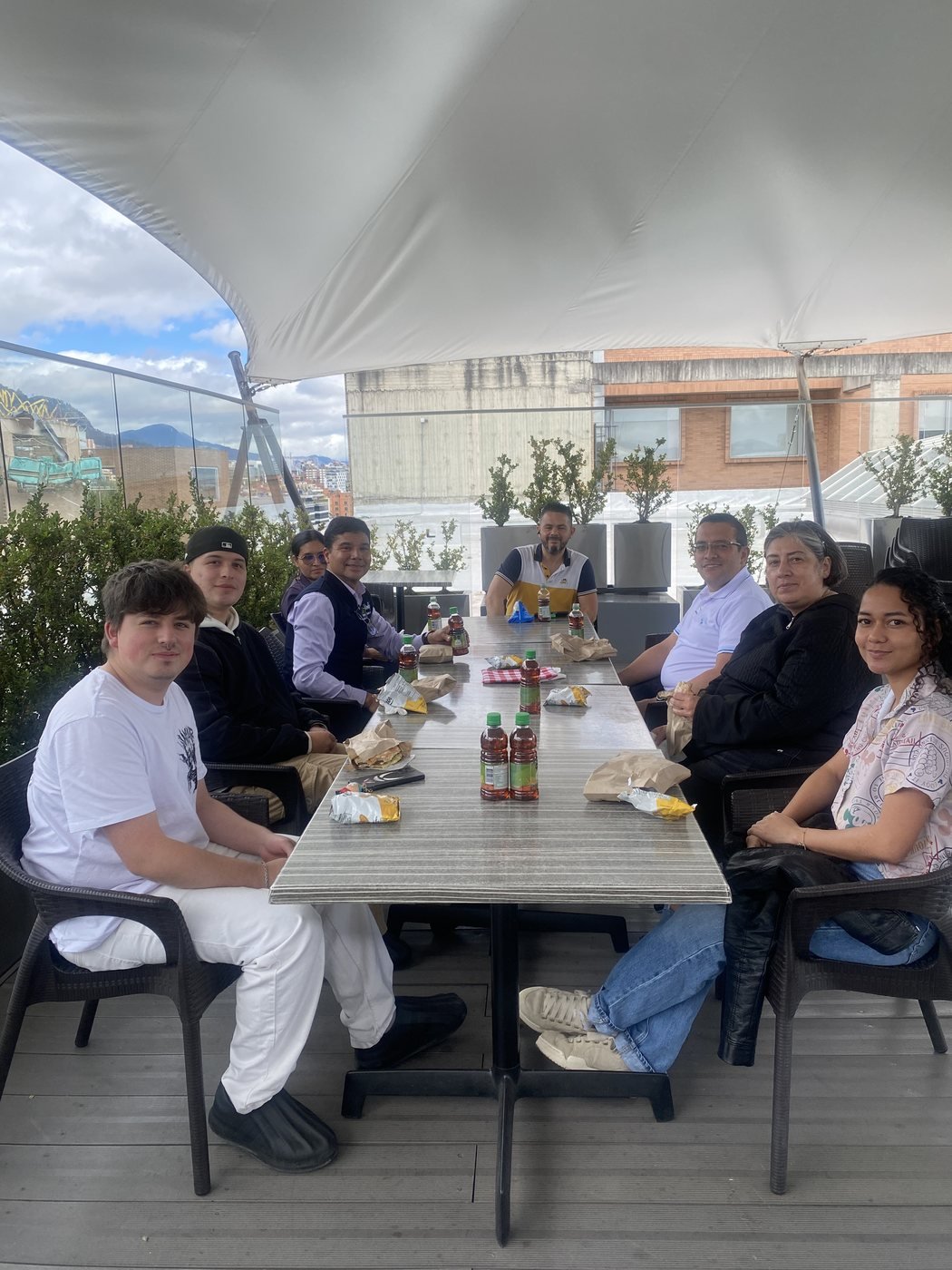 Almuerzo de integración del curso de PACS Admin