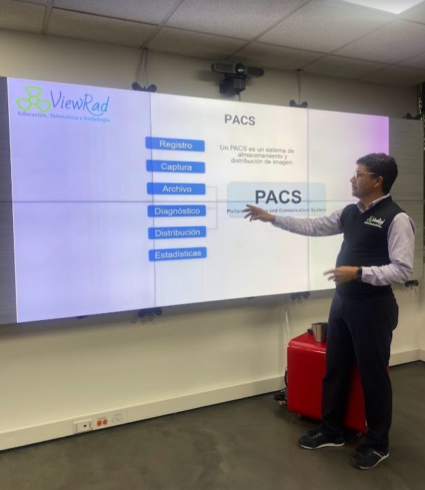 Clase de arquitectura PACS en el curso de PACS Admin